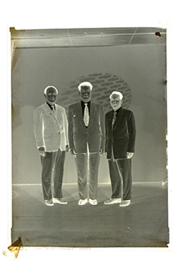 Large plate film negative